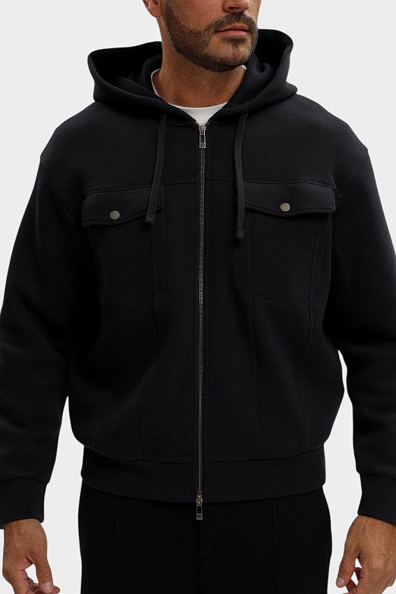 Толстовка с капюшоном Armani Exchange Синий