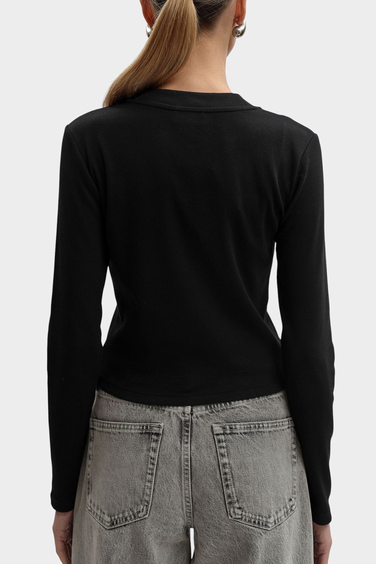 Лонгслив Calvin Klein Jeans Черный