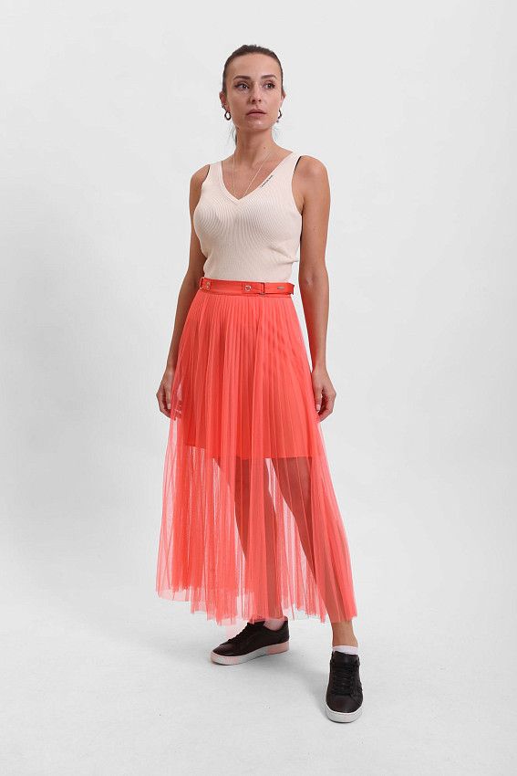 Юбка плиссе Armani Exchange Розовый