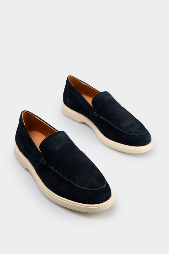 U55LAD00020C Мокасины Geox Синий