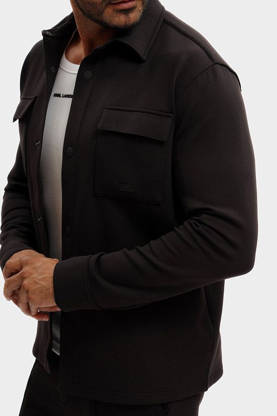 Рубашка с длинным рукавом Karl Lagerfeld Черный