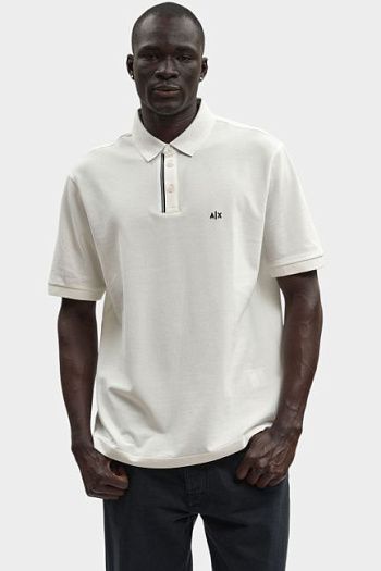 Поло из хлопка Armani Exchange