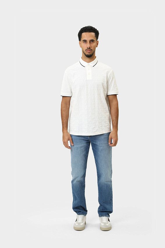 Поло Armani Exchange Белый