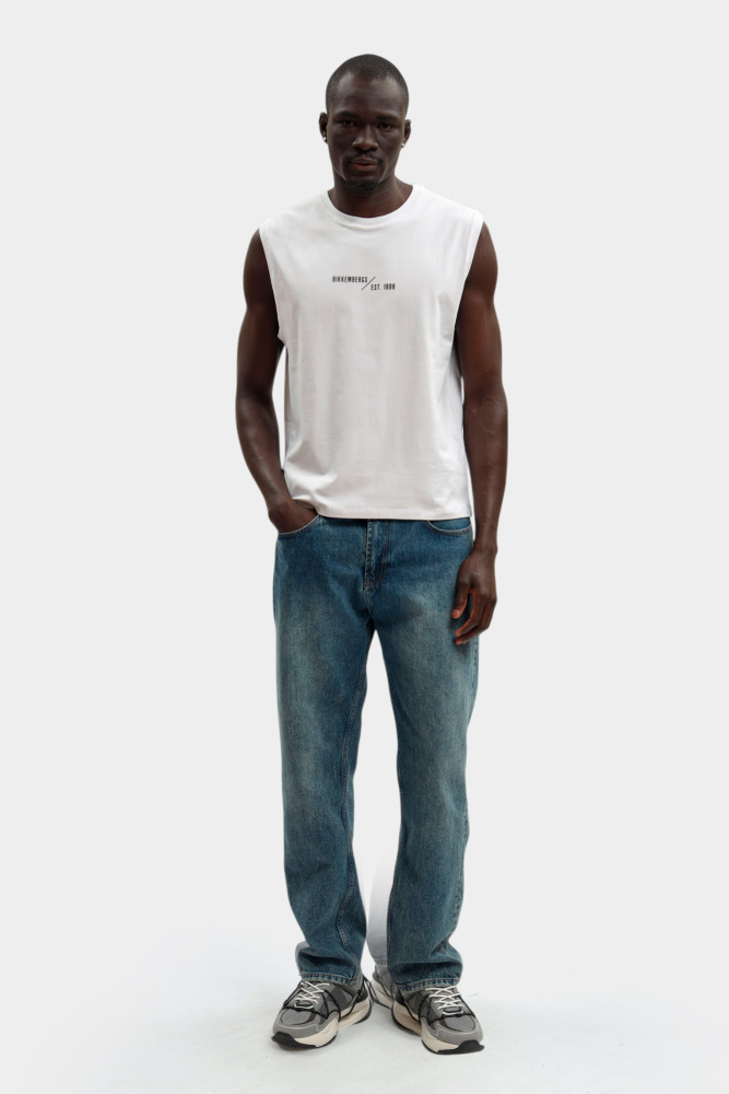 BMT1563 Майка Bikkembergs Белый