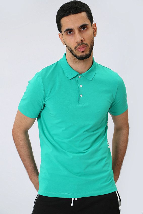 Поло Karl Lagerfeld Зеленый