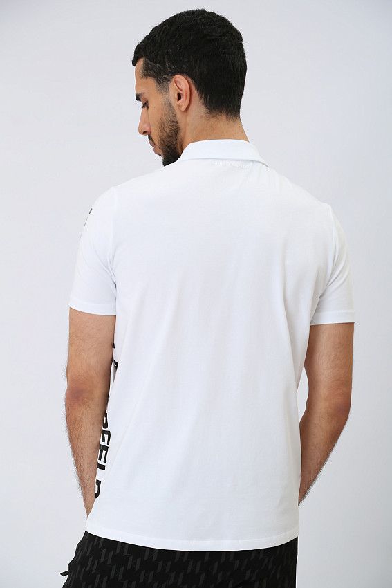 Поло Karl Lagerfeld Белый