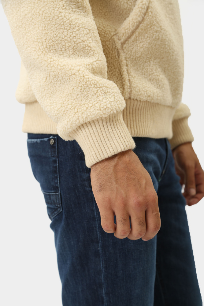 PBMF0237 Худи Bikkembergs Бежевый