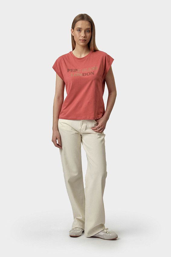 Футболка Pepe Jeans Розовый