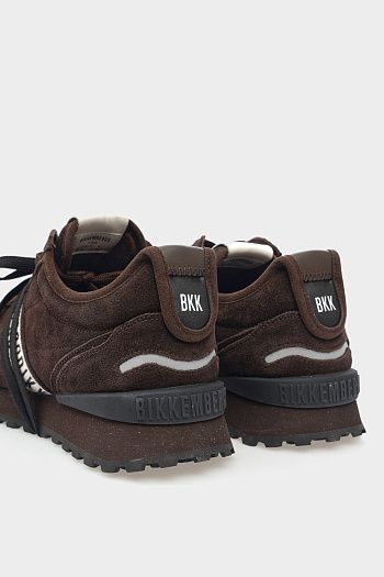 Кроссовки замшевые черные Bikkembergs