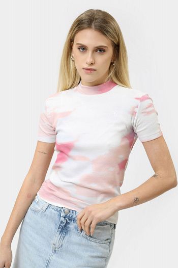 Футболка хлопковая белая Calvin Klein Jeans