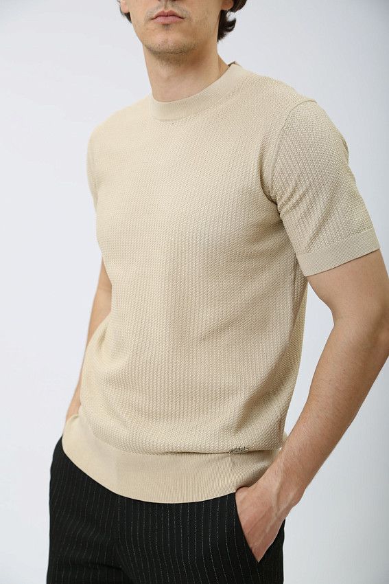 Футболка трикотажная Karl Lagerfeld Бежевый