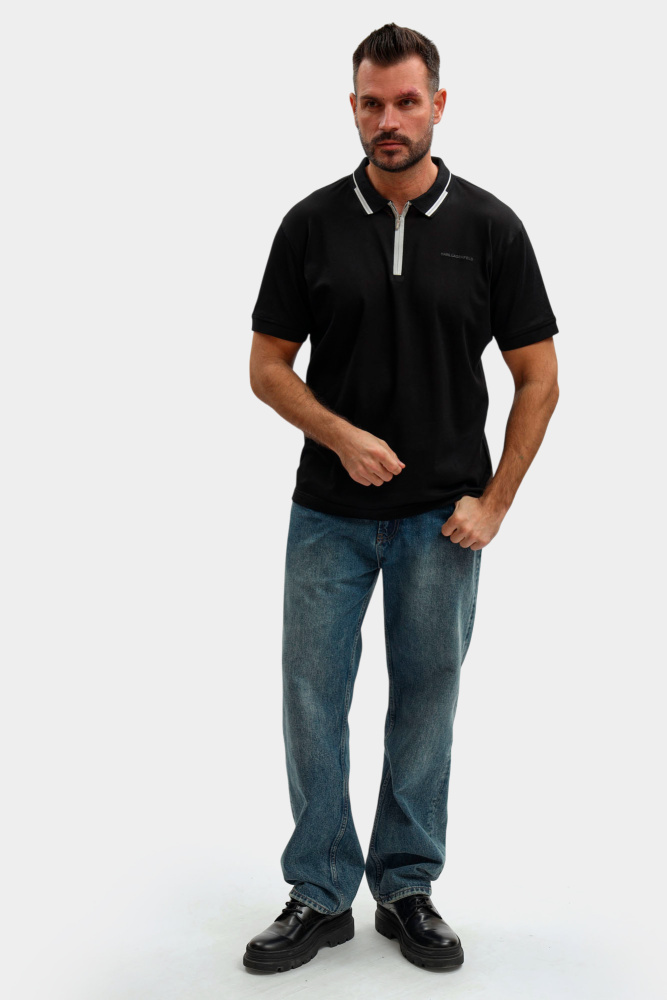 561201_745005 Поло Karl Lagerfeld Черный