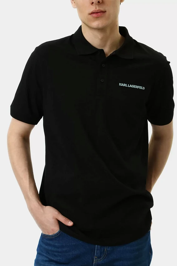 Поло Karl Lagerfeld Черный