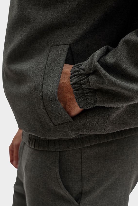 Бомбер The Hills Серый