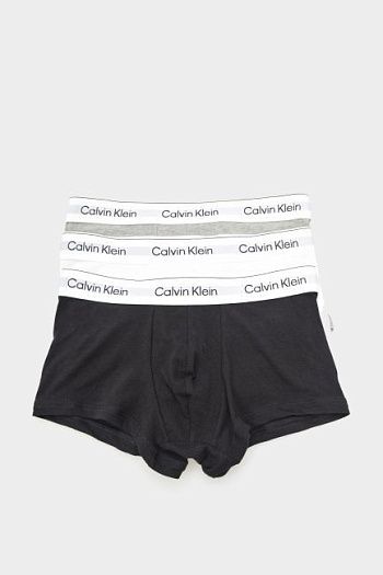 Комплект трусов хлопковый черный Calvin Klein Underwear