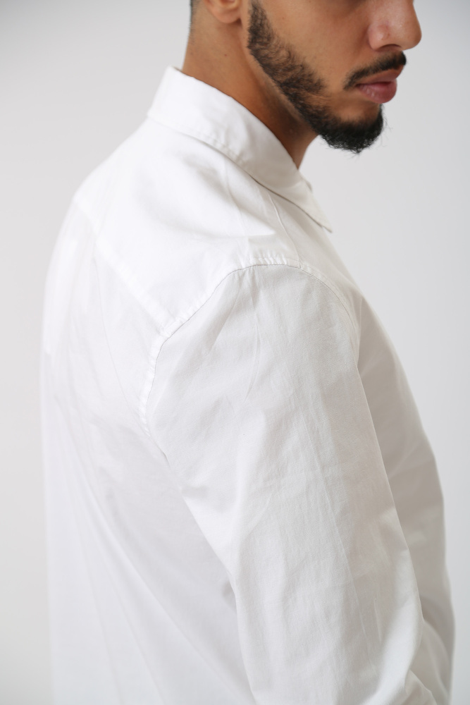 1008960 Рубашка с длинным рукавом Mustang Белый