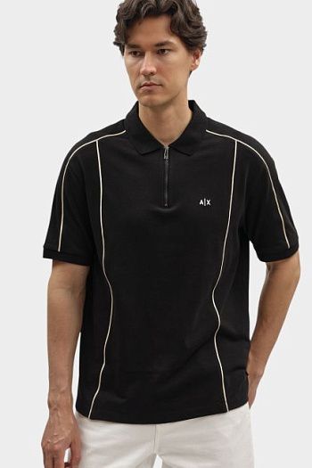 Поло хлопковое Armani Exchange