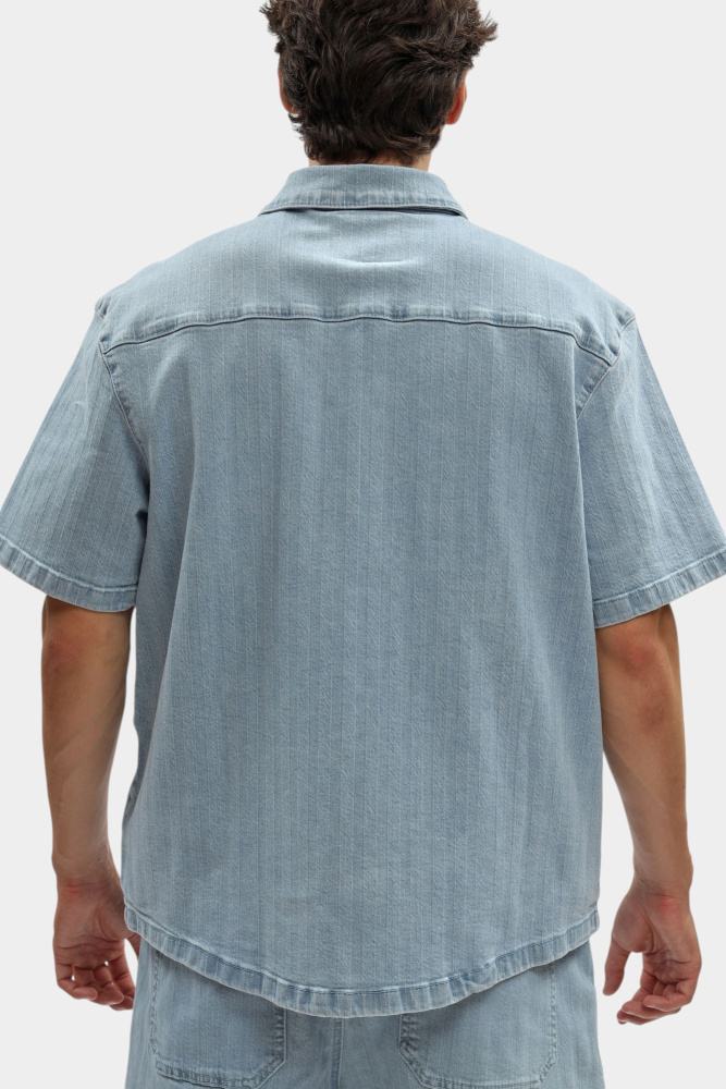 1016653-500 Рубашка Mustang Синий