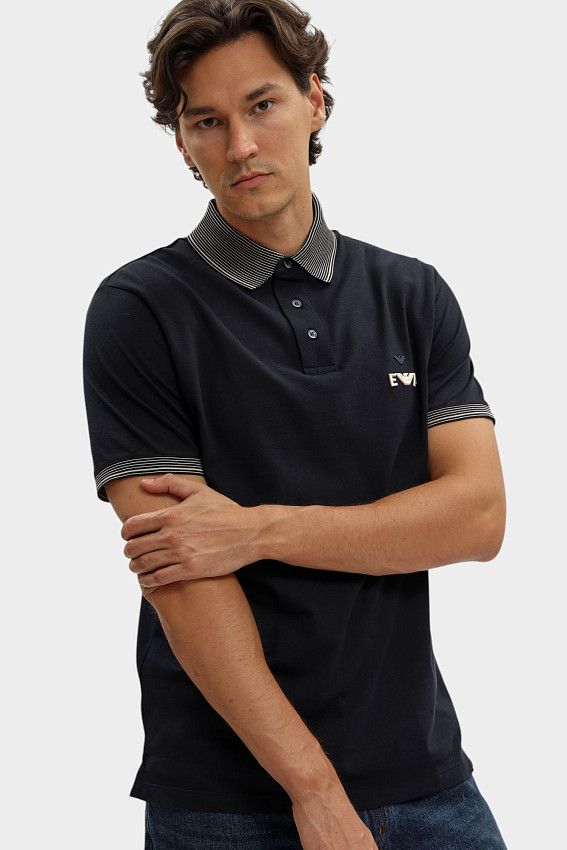Футболка Поло Emporio Armani Голубой