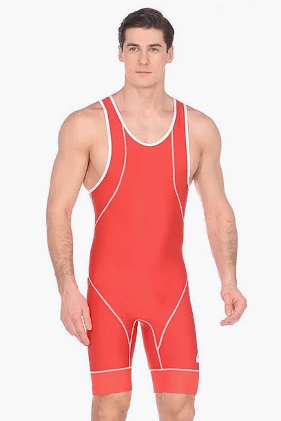 Трико борцовское Asics Красный