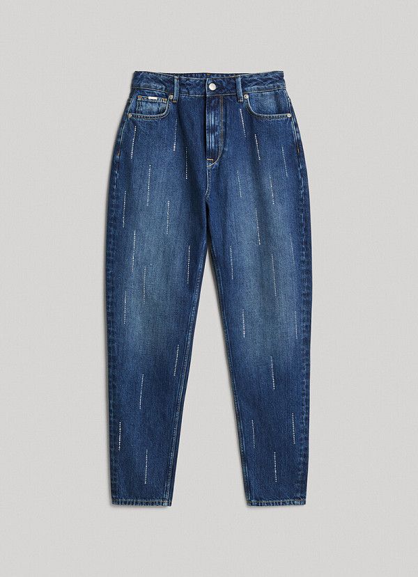 Джинсы TAPERED JEANS UHW SPARKLE  Pepe Jeans