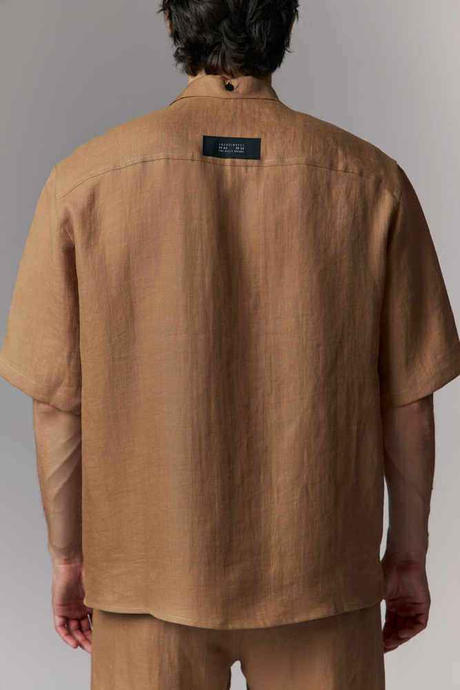 M-251-TH-56-0122 Рубашка с коротким рукавом The Hills Бежевый