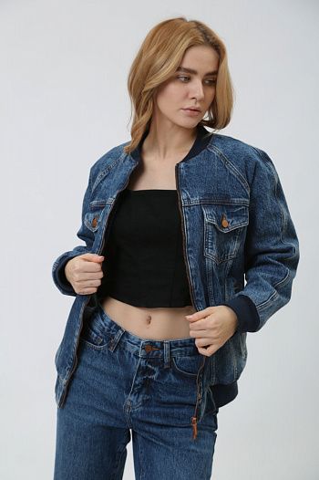 Куртка джинсовая синяя Armani Exchange