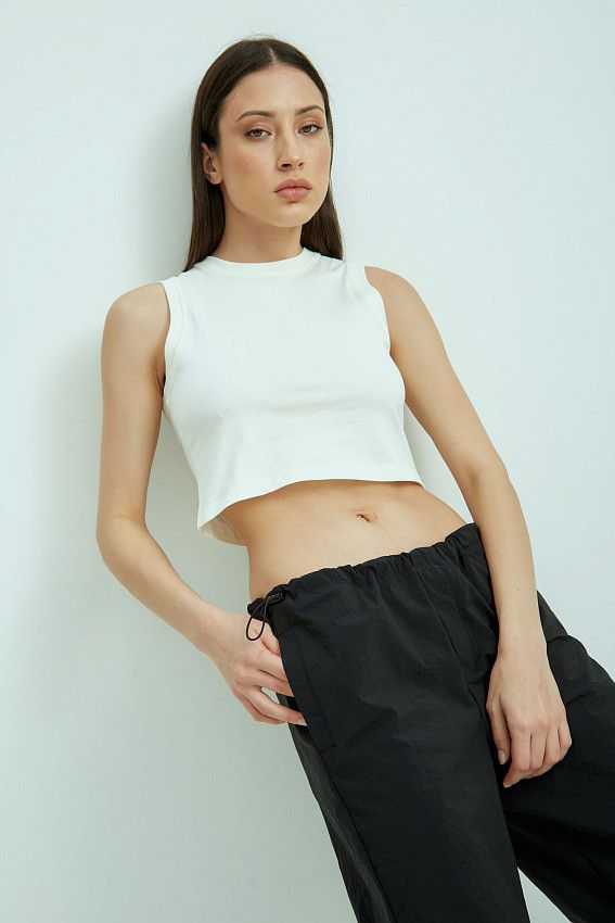 Кроп-топ Van Mich Белый