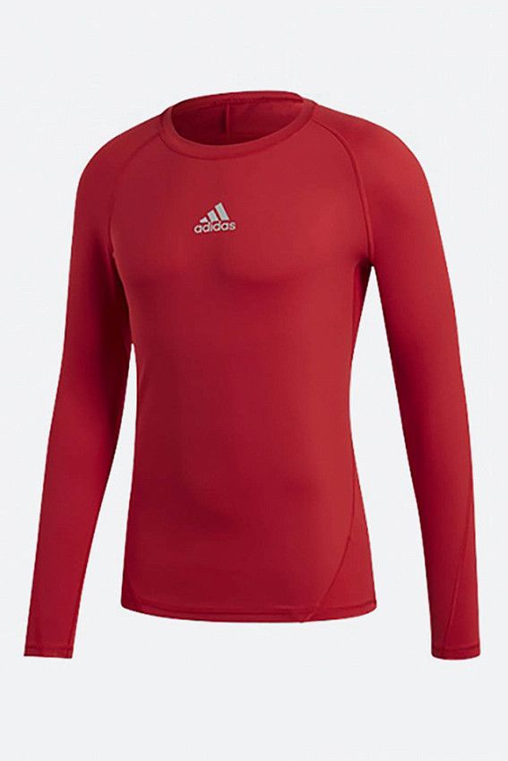 Лонгслив компрессионный Adidas Красный