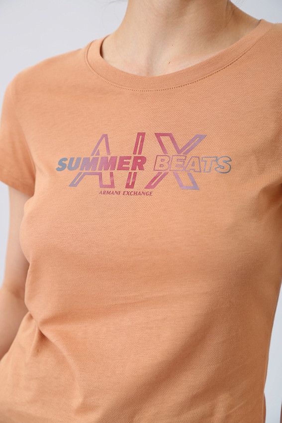 Футболка Armani Exchange Оранжевый