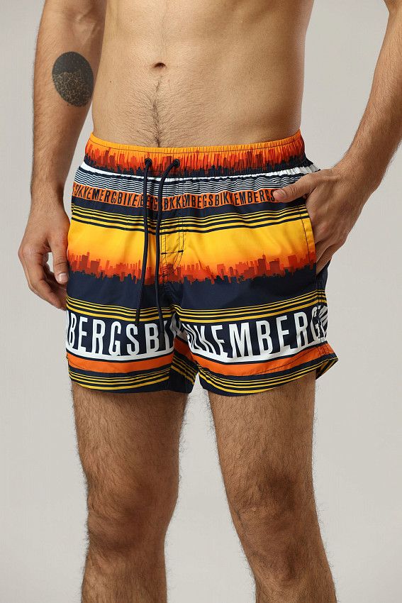 Шорты плавательные Bikkembergs Мультиколор