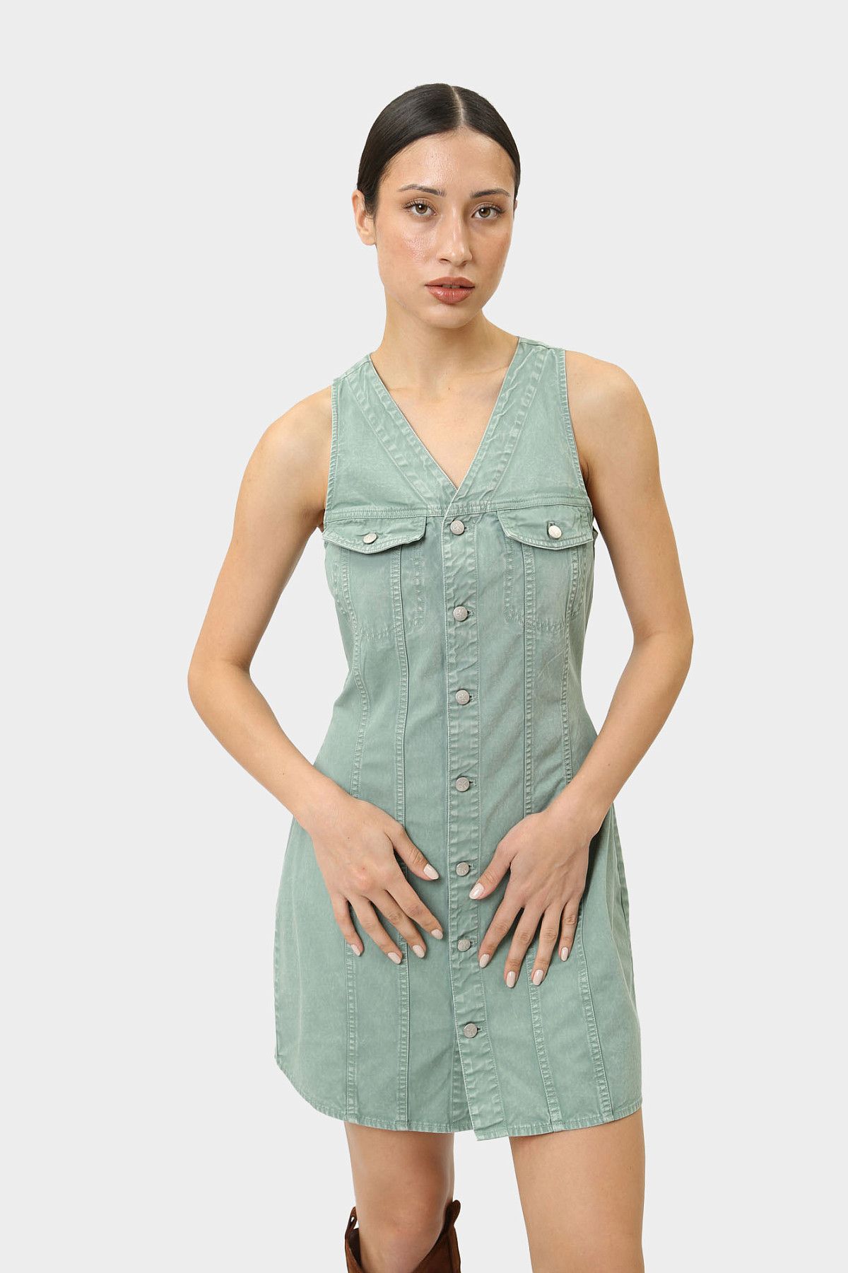 Платье Calvin Klein Jeans Зеленый