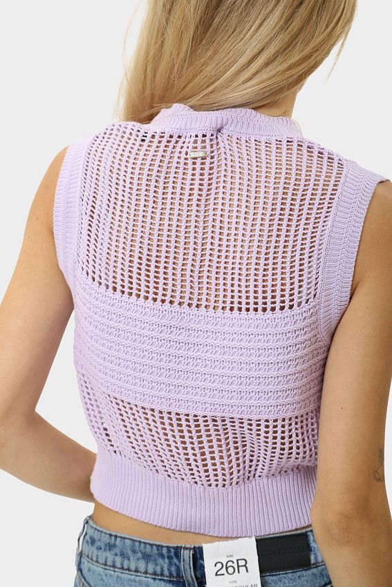 Топ Armani Exchange Фиолетовый