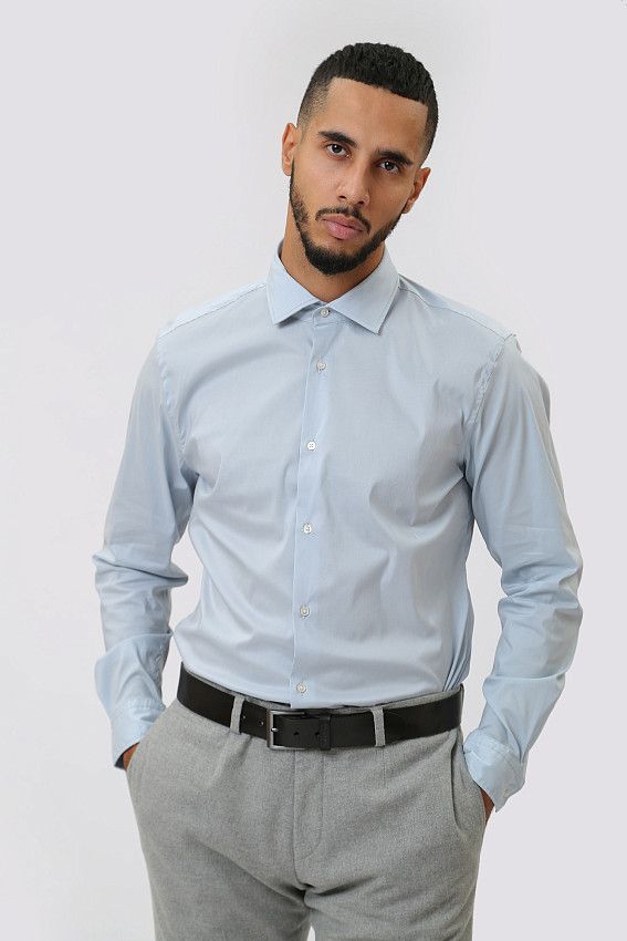 Сорочка д/р Strellson Синий