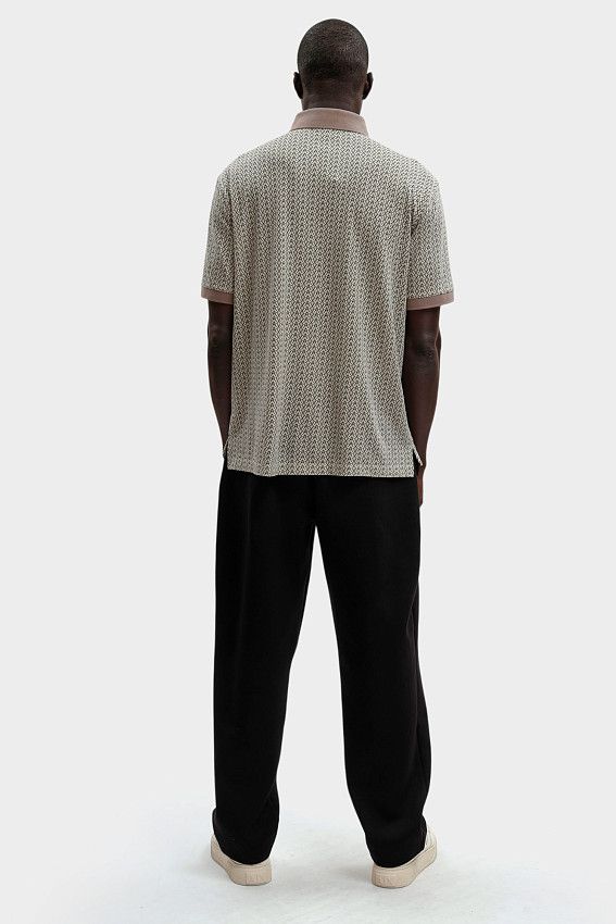 Поло Armani Exchange Бежевый