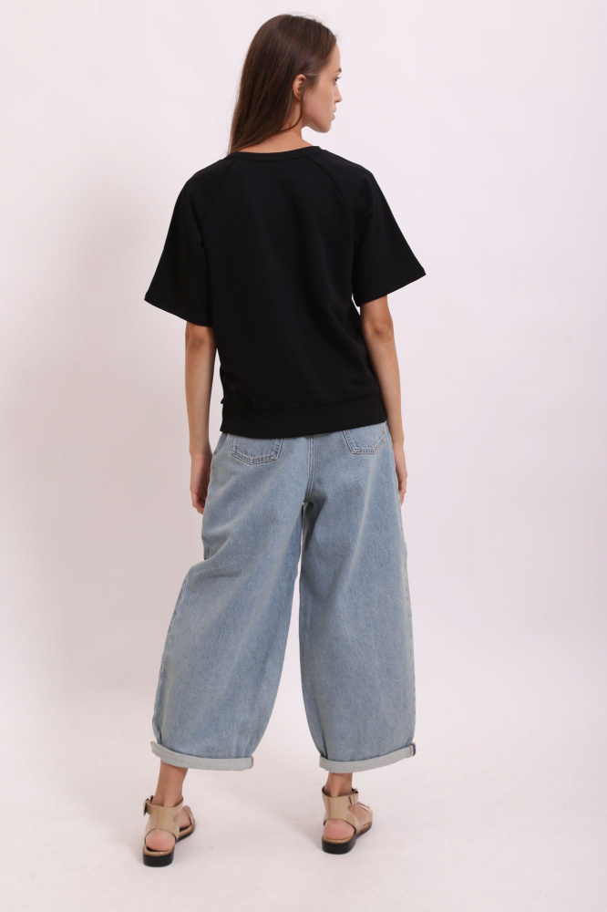 6KYM14_YJ6PZ свитшот с коротким рукавом armani exchange 