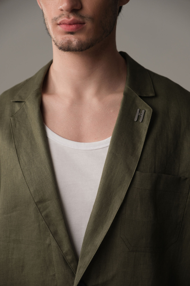M-242-TH-56-1099 Пиджак The Hills Зеленый