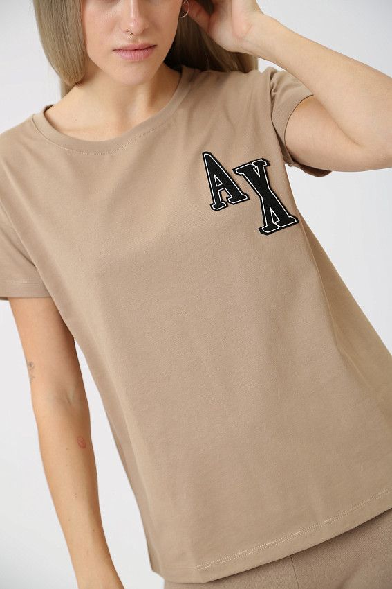 Футболка Armani Exchange Бежевый