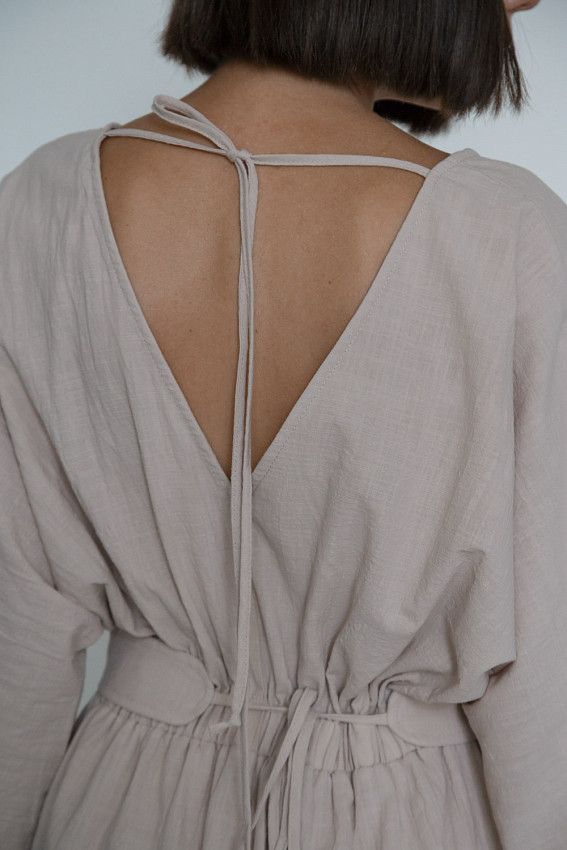 Платье The Hills Бежевый