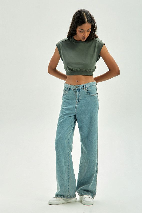 Кроп-топ Van Mich Зеленый