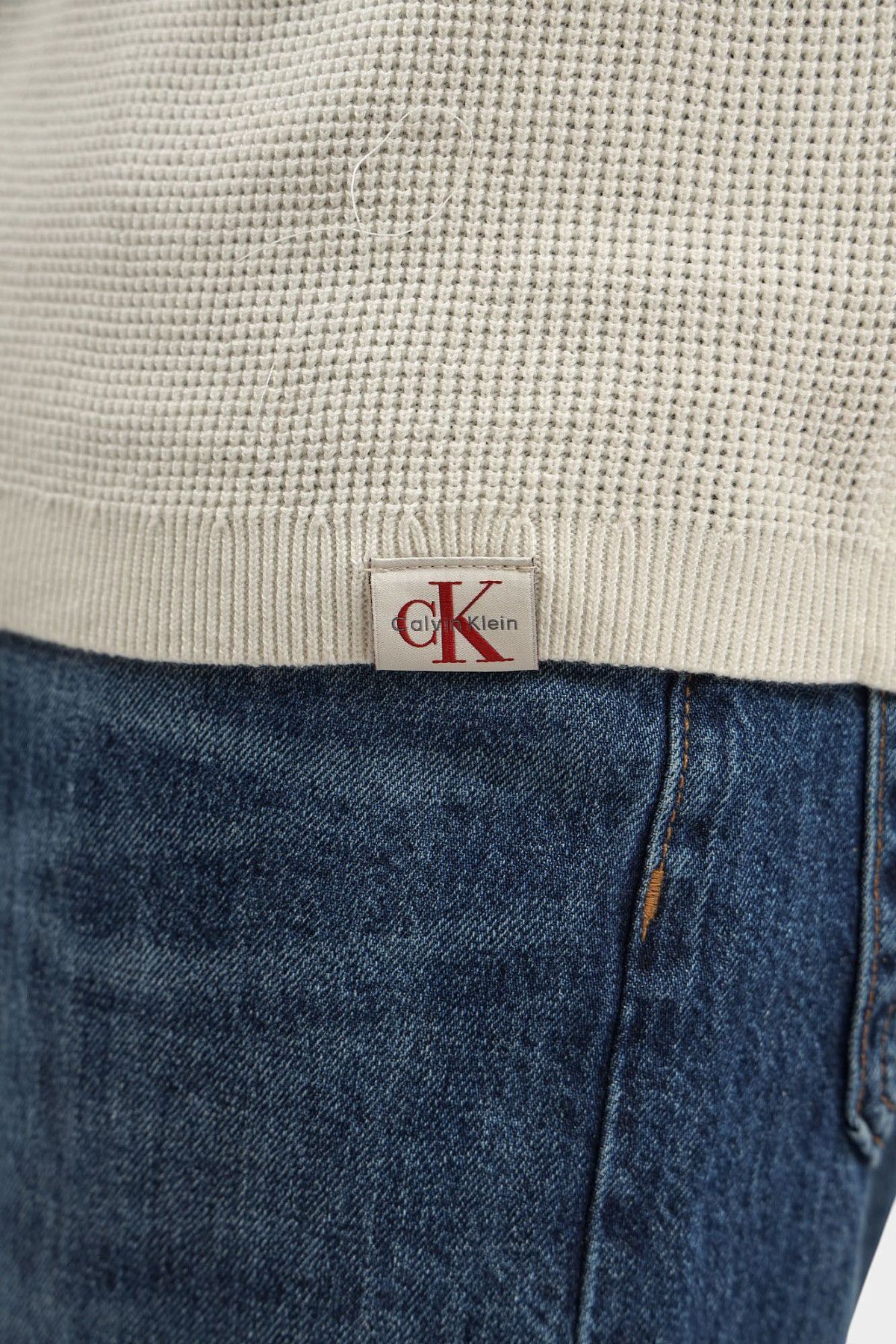 Поло Calvin Klein Jeans Бежевый
