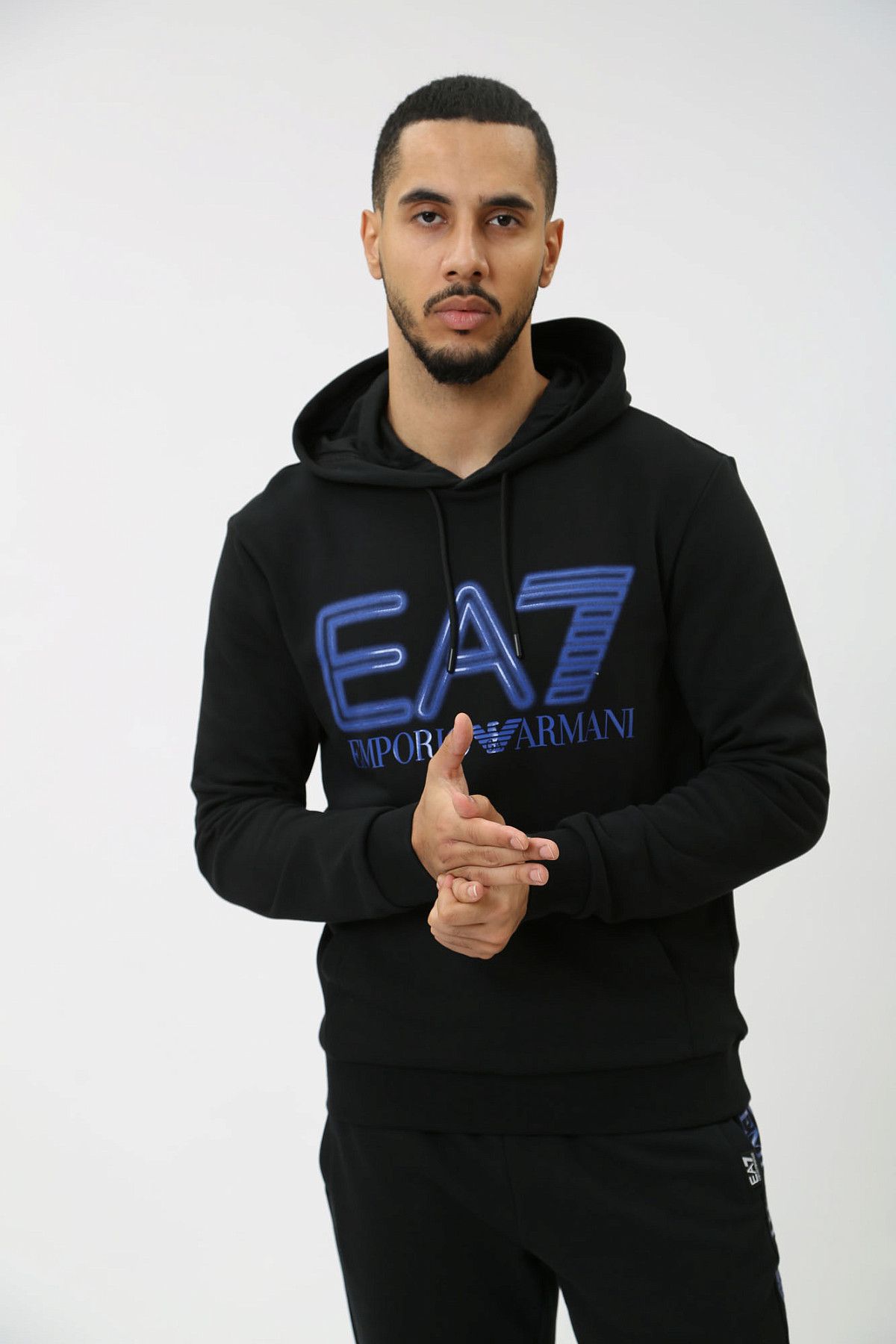 Худи EA7 Черный