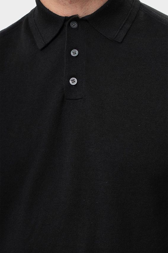 Поло трикотажное Armani Exchange Черный