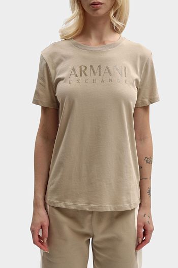Футболка из хлопка Armani Exchange