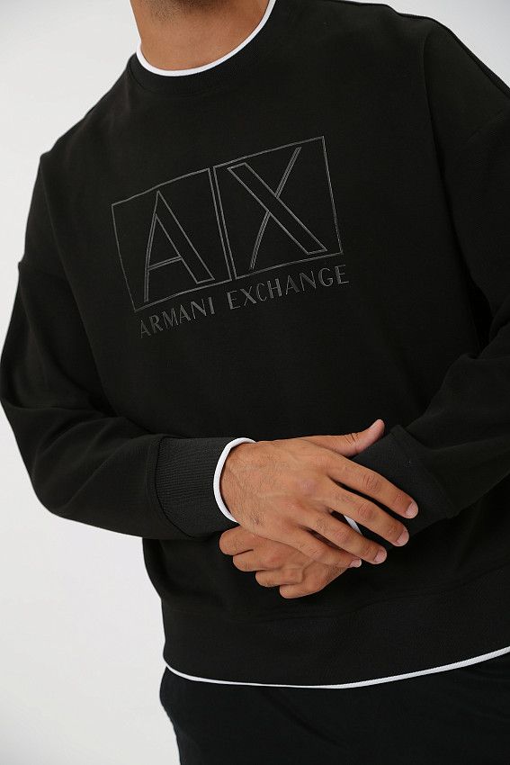 Свитшот  Armani Exchange Черный