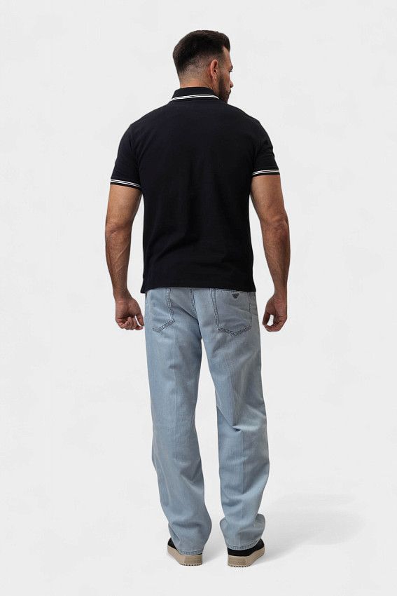 Поло Emporio Armani Синий