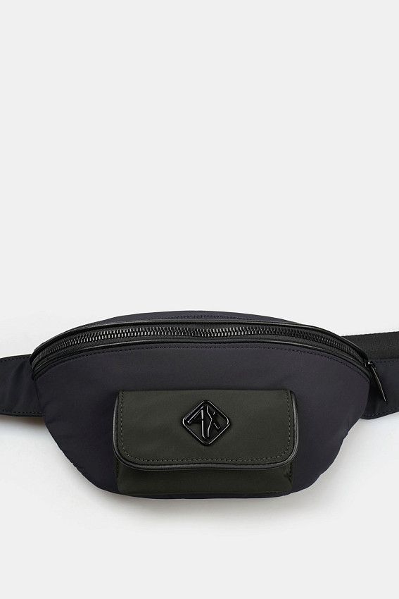 Сумка на пояс Armani Exchange Синий