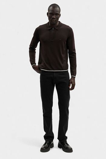 Поло с длинным рукавом Emporio Armani