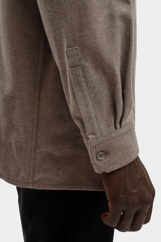 EM001604_ TE16011 Рубашка с длинным рукавом Emporio Armani Коричневый