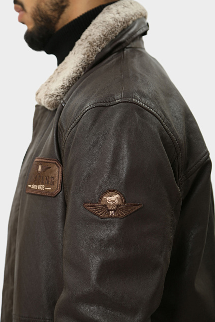 Куртка кожаная Mustang